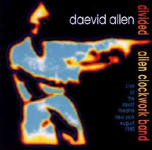 record cover of Daevid Allen live at Squat Theatre